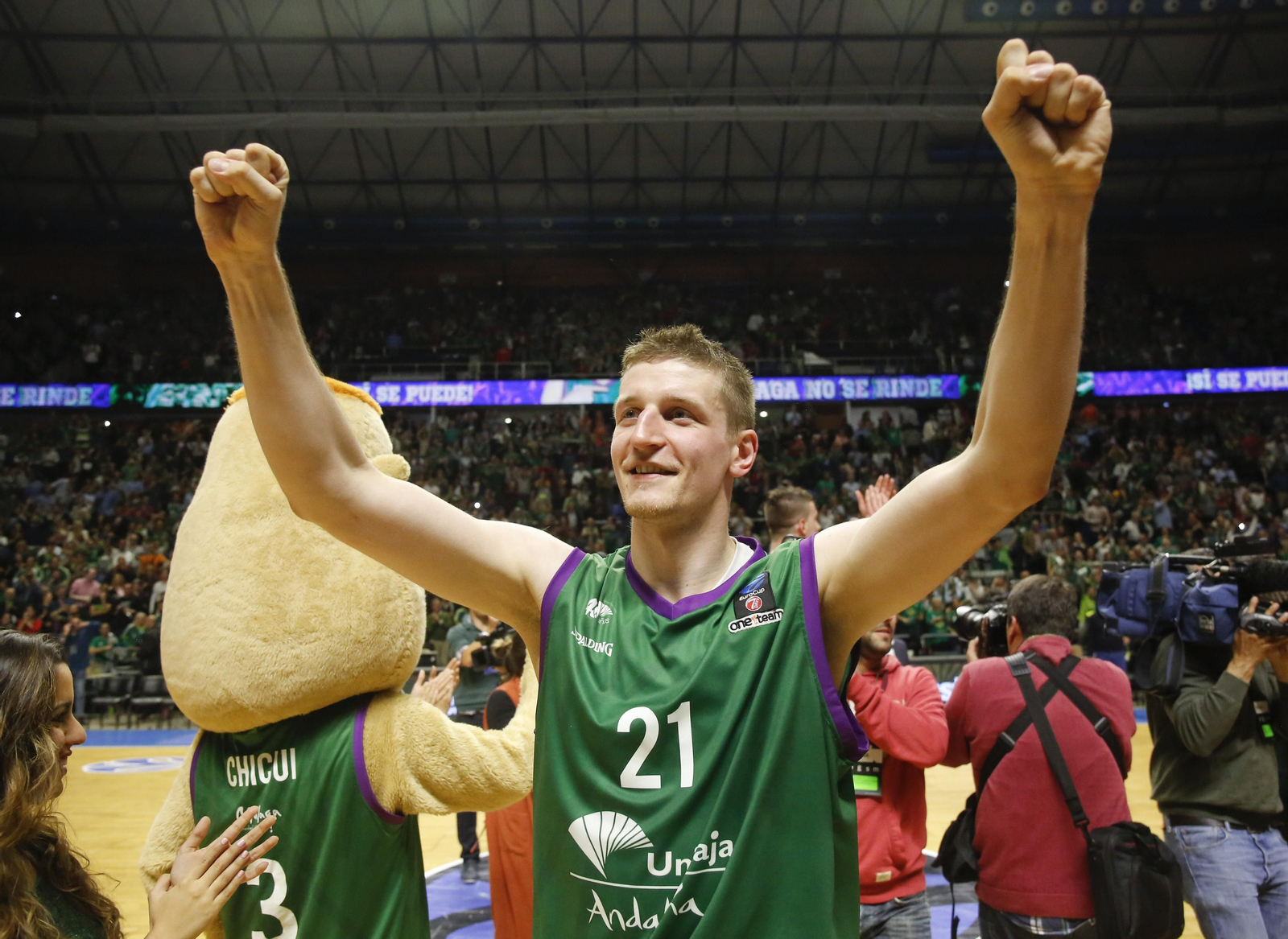 Los cinco años de Adam Waczynski en el Unicaja, en fotos