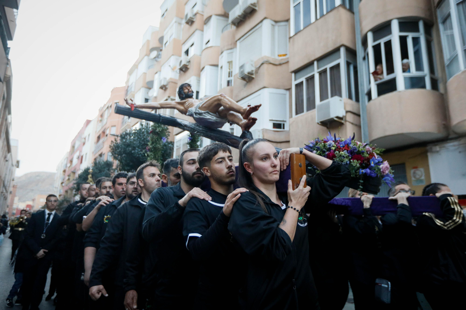 La procesión del Calvario, en imágenes