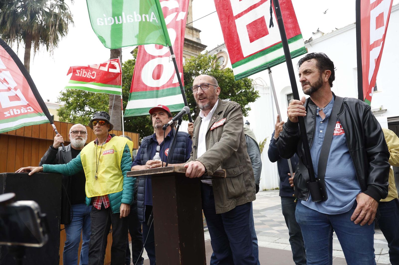 Fotos de la manifestación del Primero de Mayo en Algecira