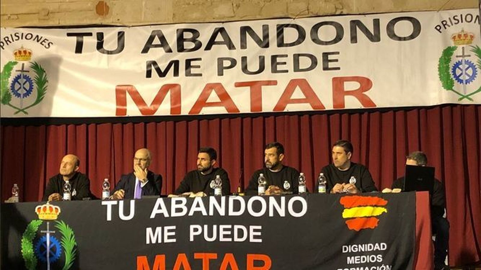 Imagen del encuentro celebrado en el Monasterio de la Victoria.