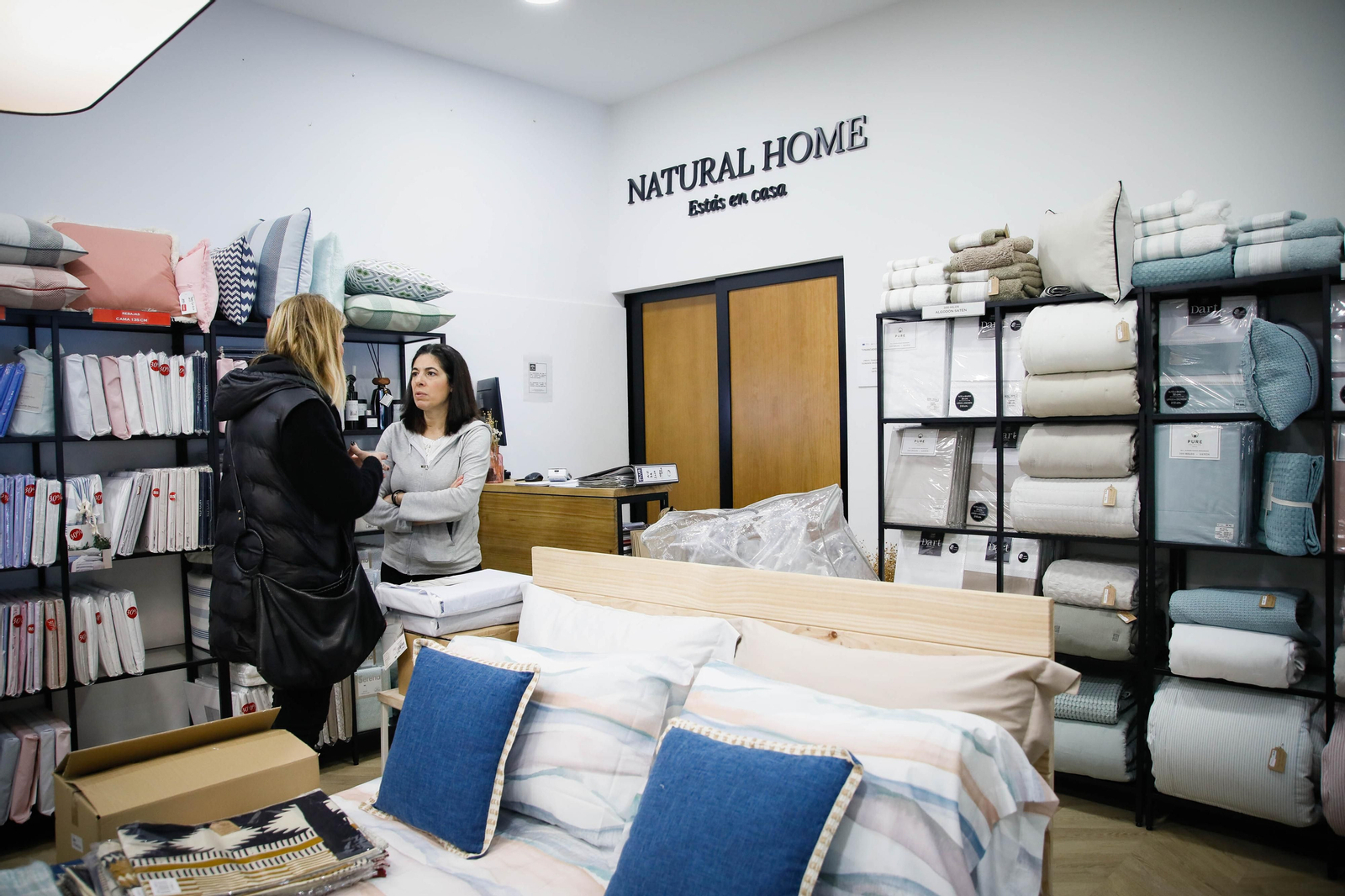 Estas son las imágenes de las galerías comerciales de la ciudad