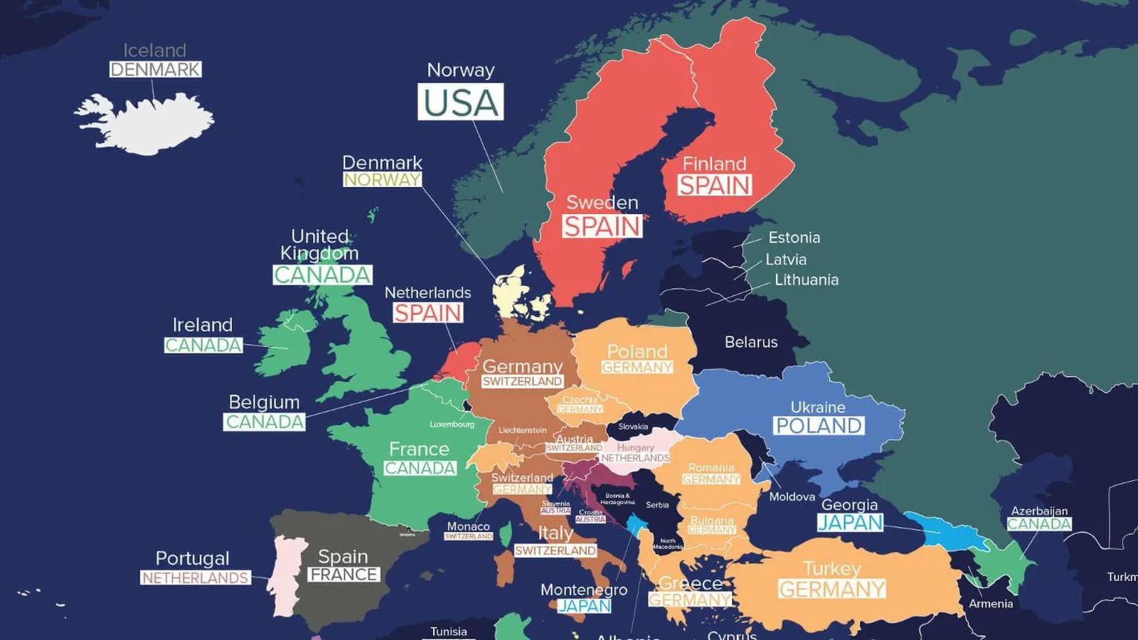 Mapa Europeo