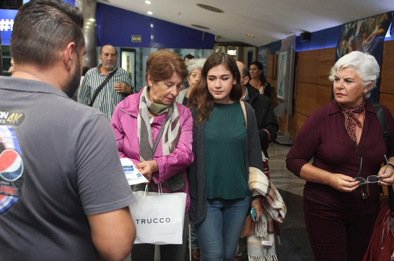 Imágenes de la proyección de la película Bernarda en CineBox Aqualon