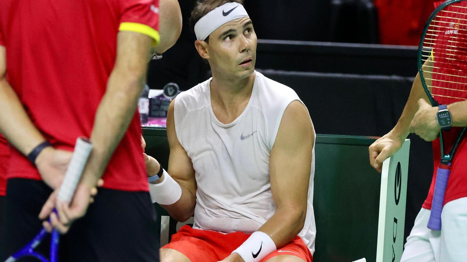 Rafa Nadal se machaca en el Carpena