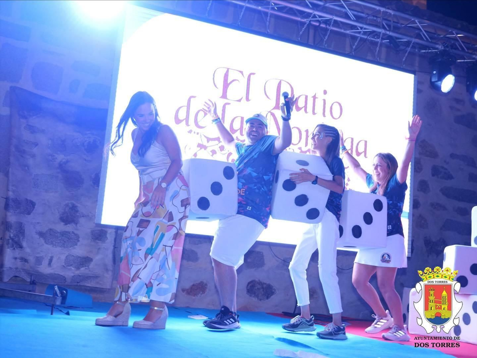 La inauguración del Gran Juego de la Oca de Dos Torres, en imágenes