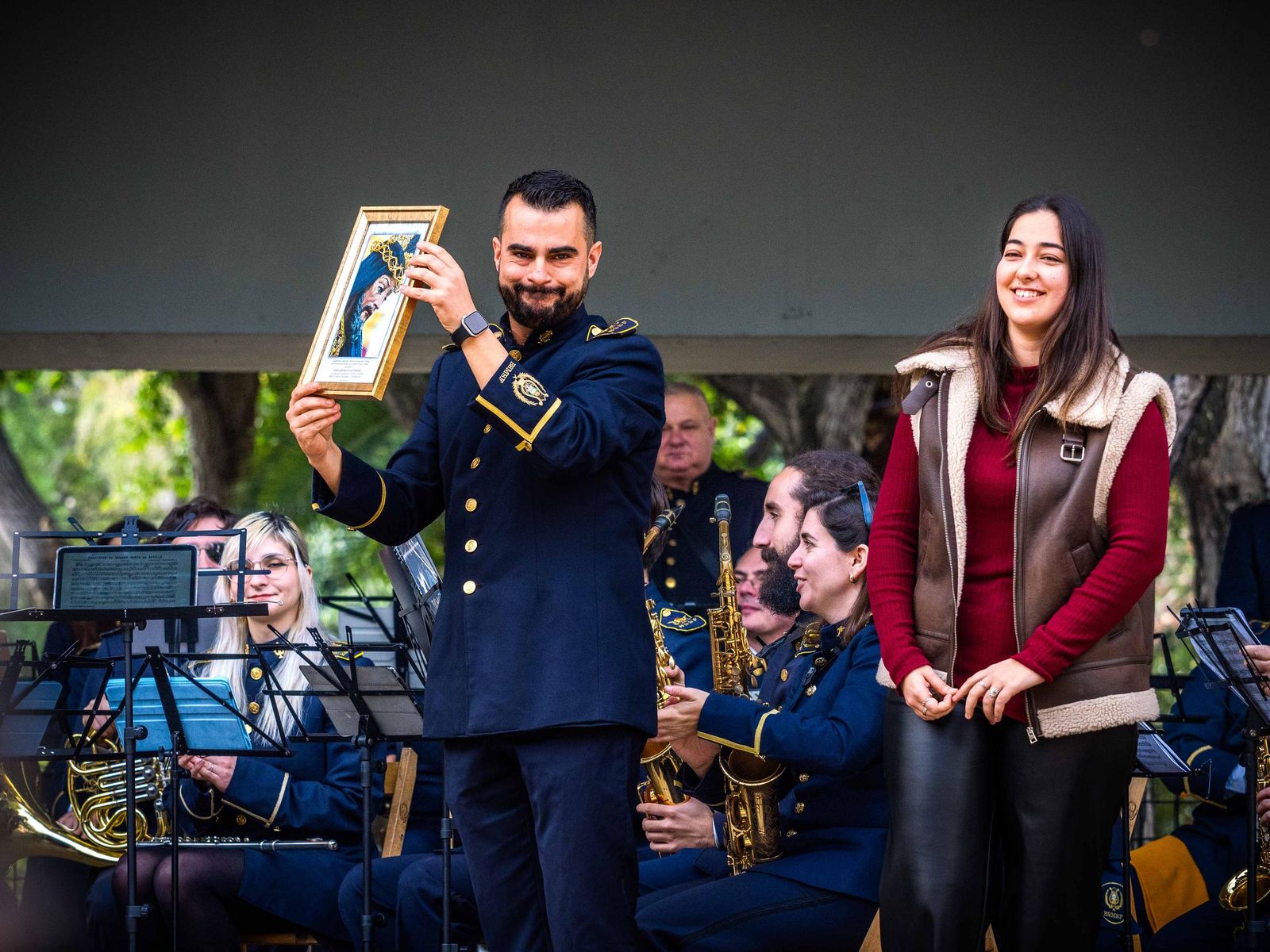 Sones cofrades en el Parque: celebrado el certamen de bandas de Nazareno en San Fernando