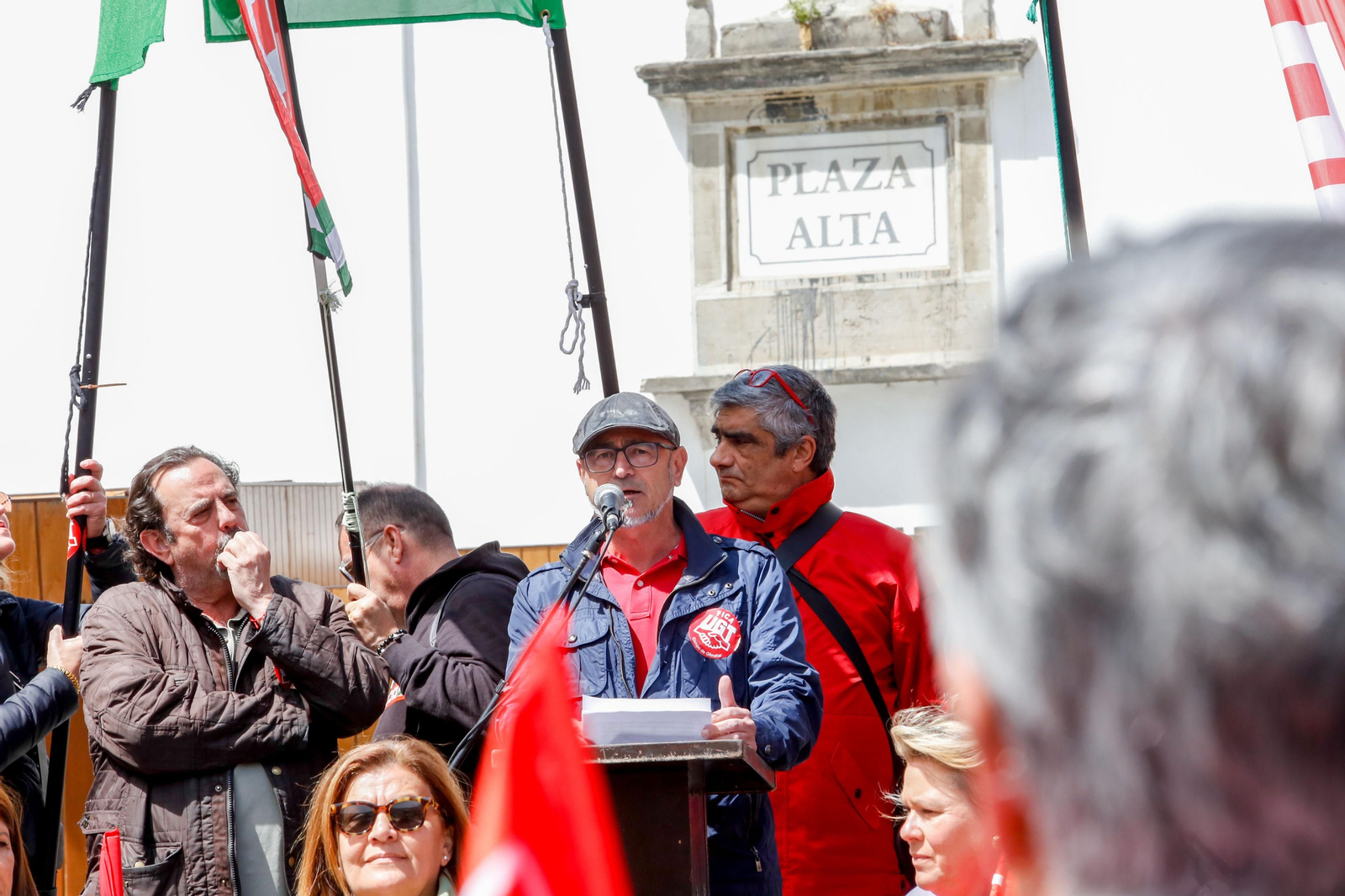 Fotos de la manifestación del Primero de Mayo en Algeciras