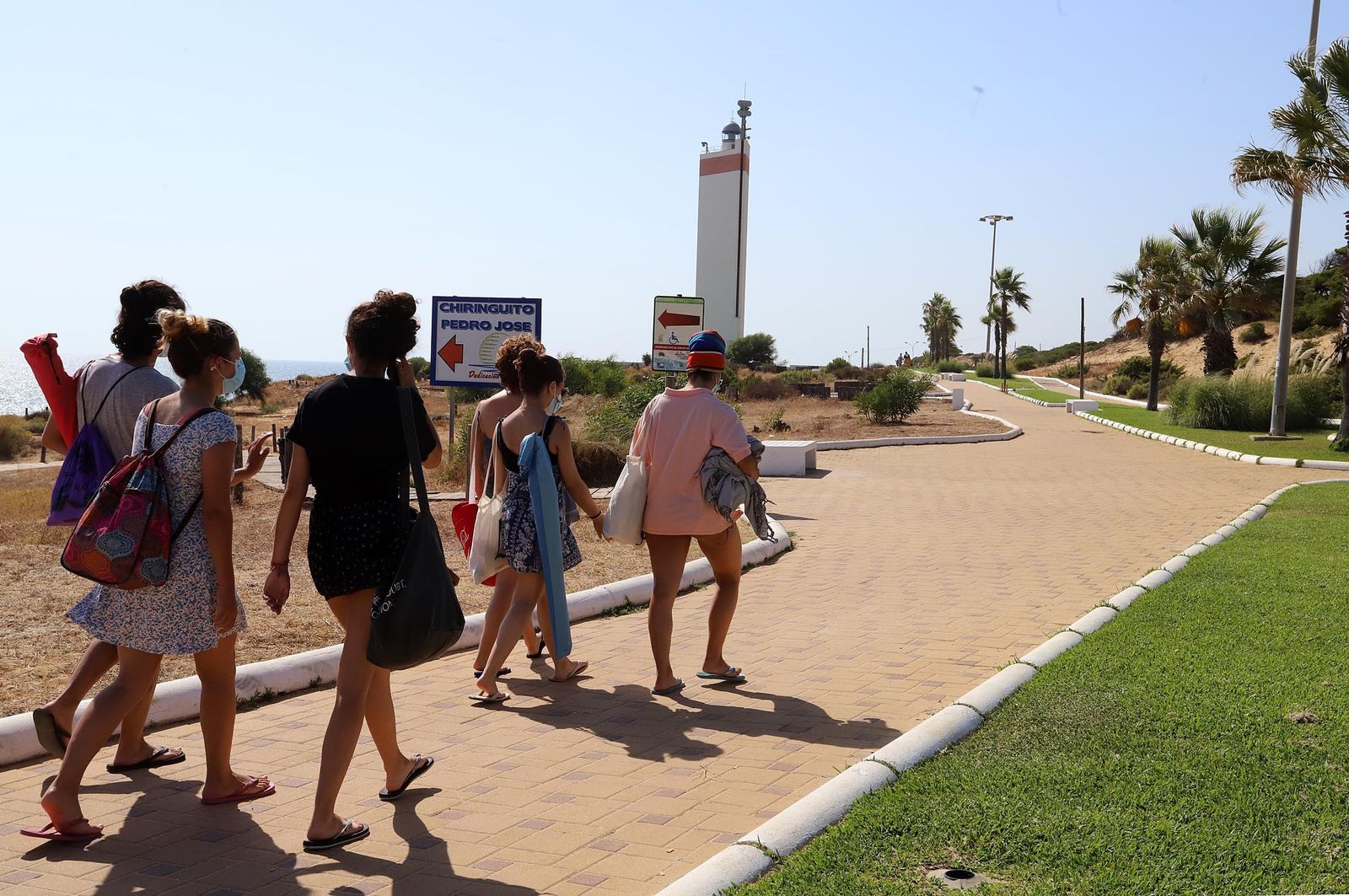 Ambiente este verano en Matalascañas.