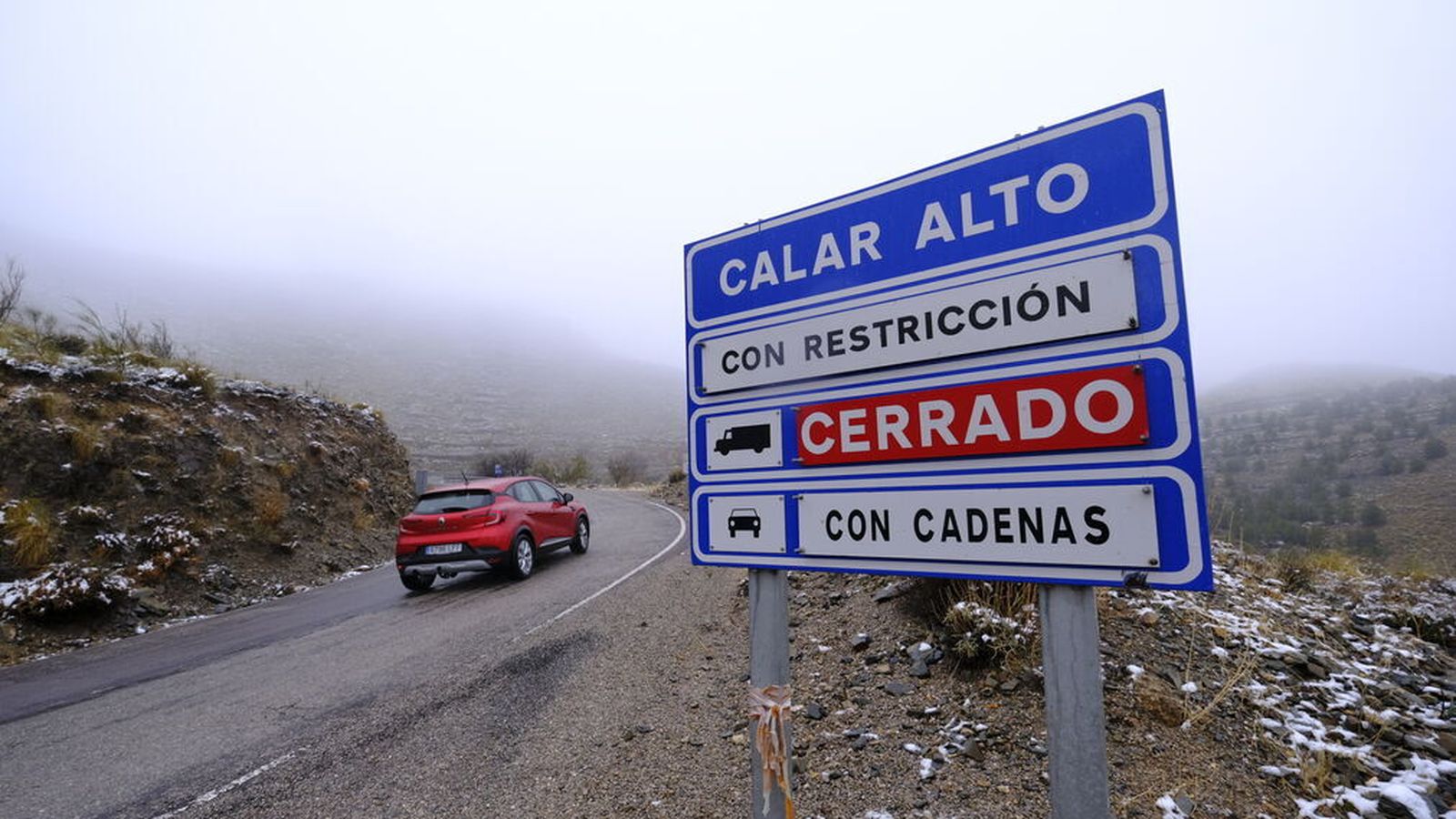 Filomena deja 4 carreteras cortadas en Almería y 27 avisos al 112