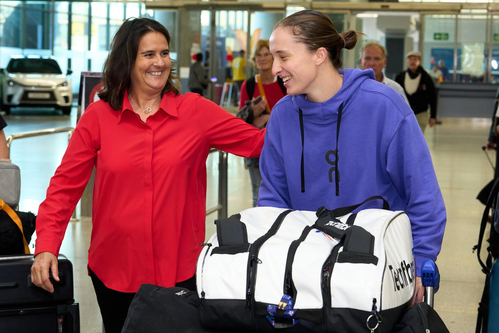 Iga Swiatek, la gran estrella de la Billie Jean King Cup, ya está en Málaga