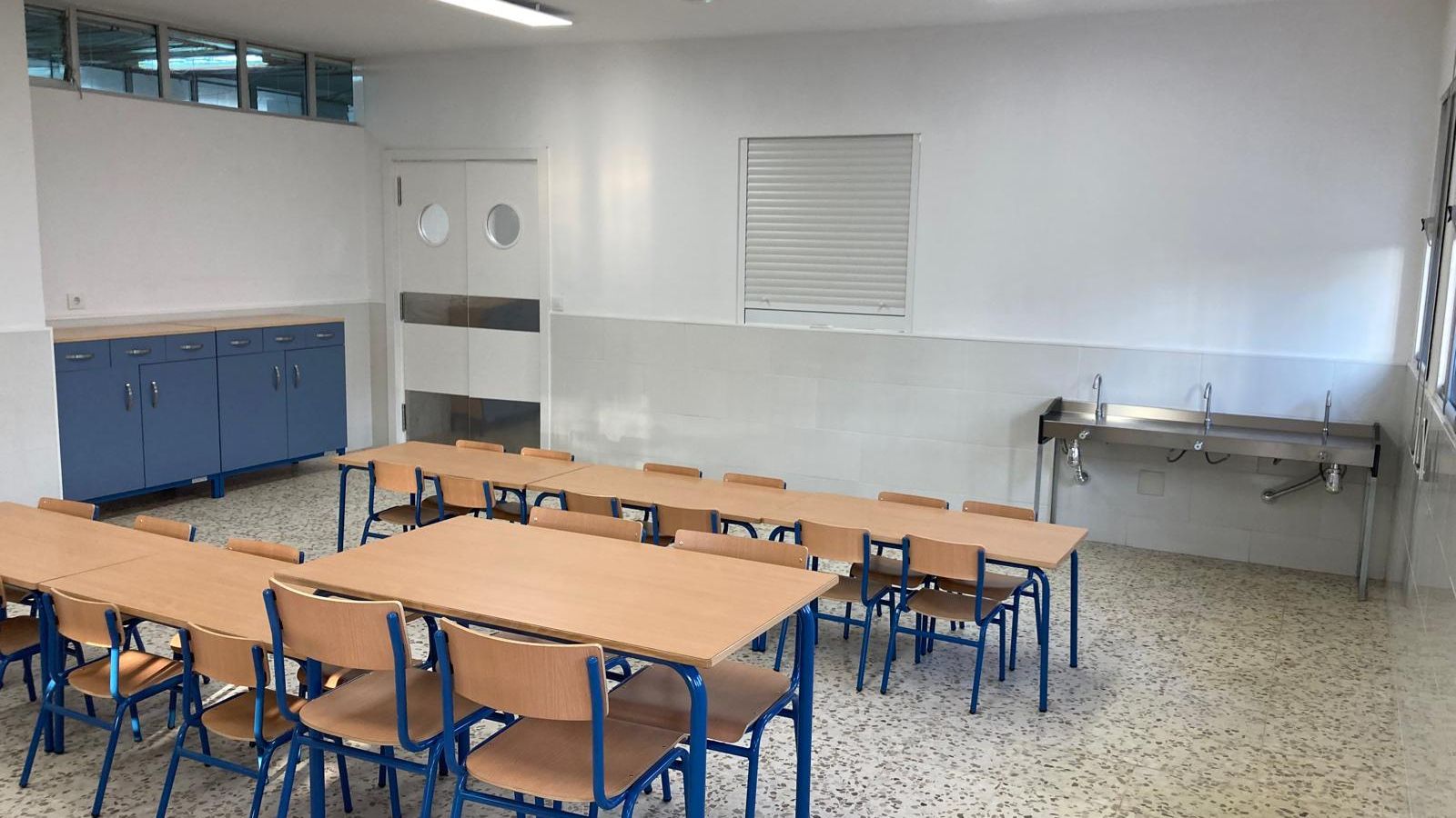 El comedor del Arana Beato, a la espera de electrodomésticos.