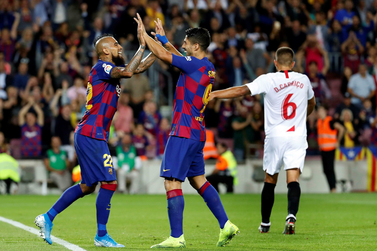 Las imágenes del Barcelona-Sevilla Las imágenes del Barcelona-Sevilla
