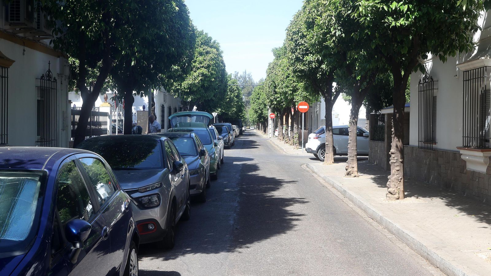 Una de las calles que forman el Barrio León