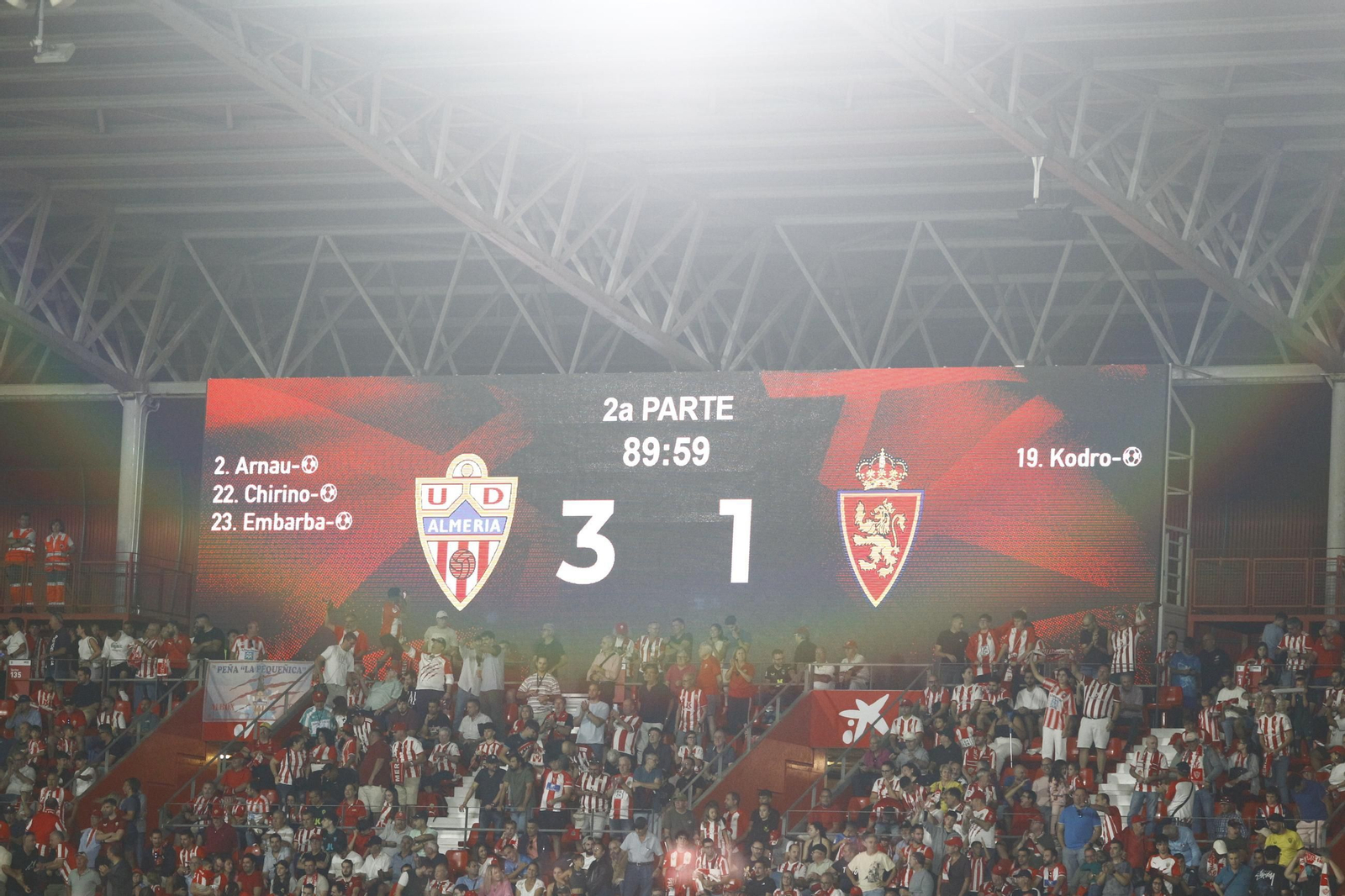Las fotos del partido U.D. Almería-Real Zaragoza