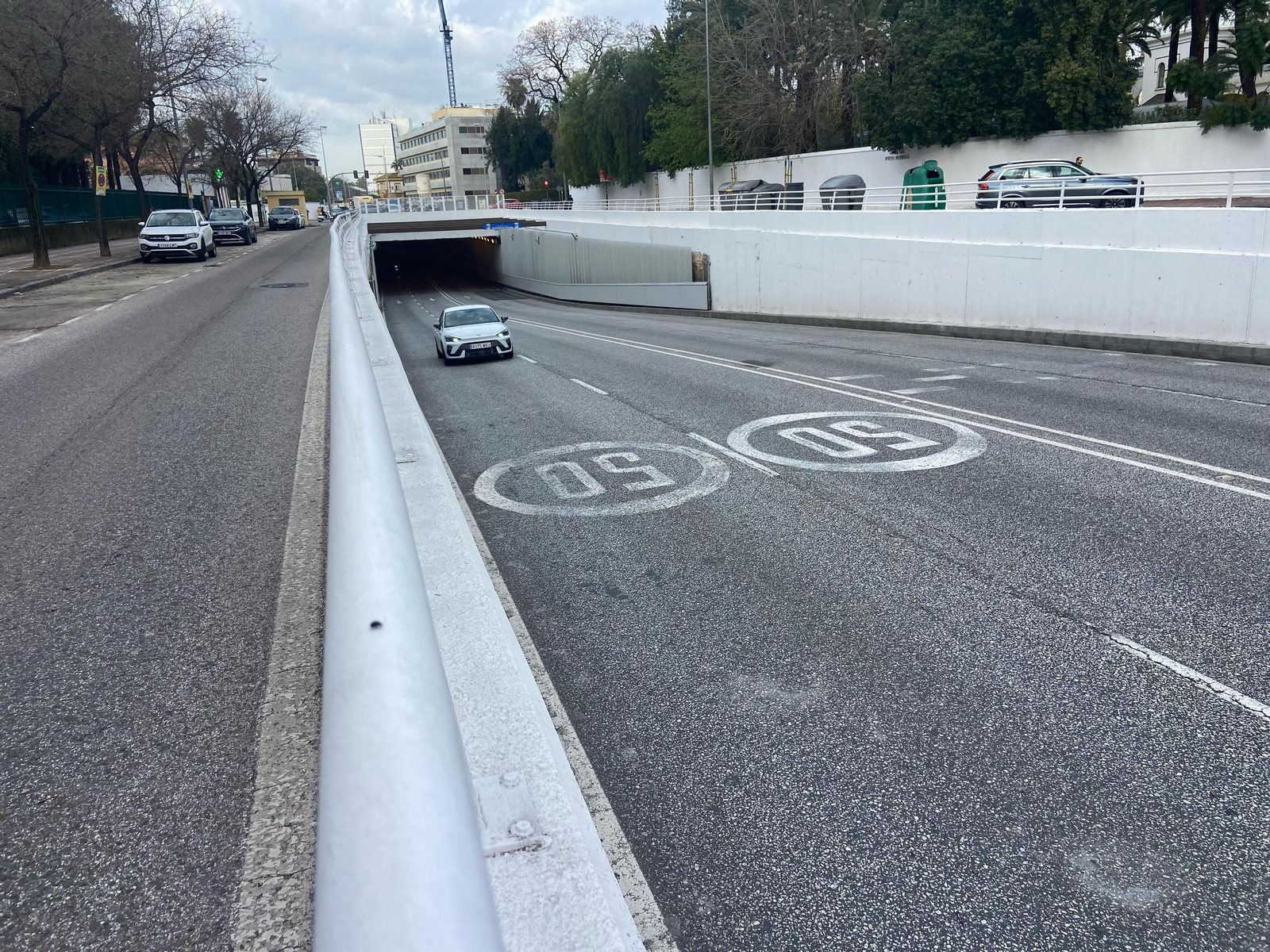 Cardenal Bueno Monreal con el paso inferior que se remodeló