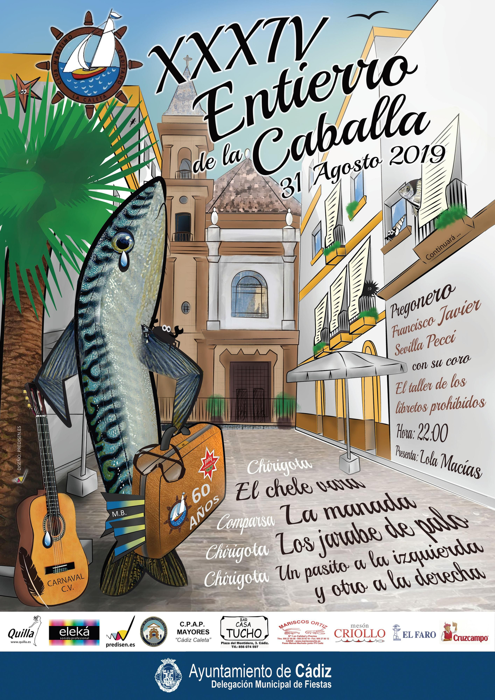 Cartel del Entierro de la Caballa 2019. Cartel del Entierro de la Caballa 2019.