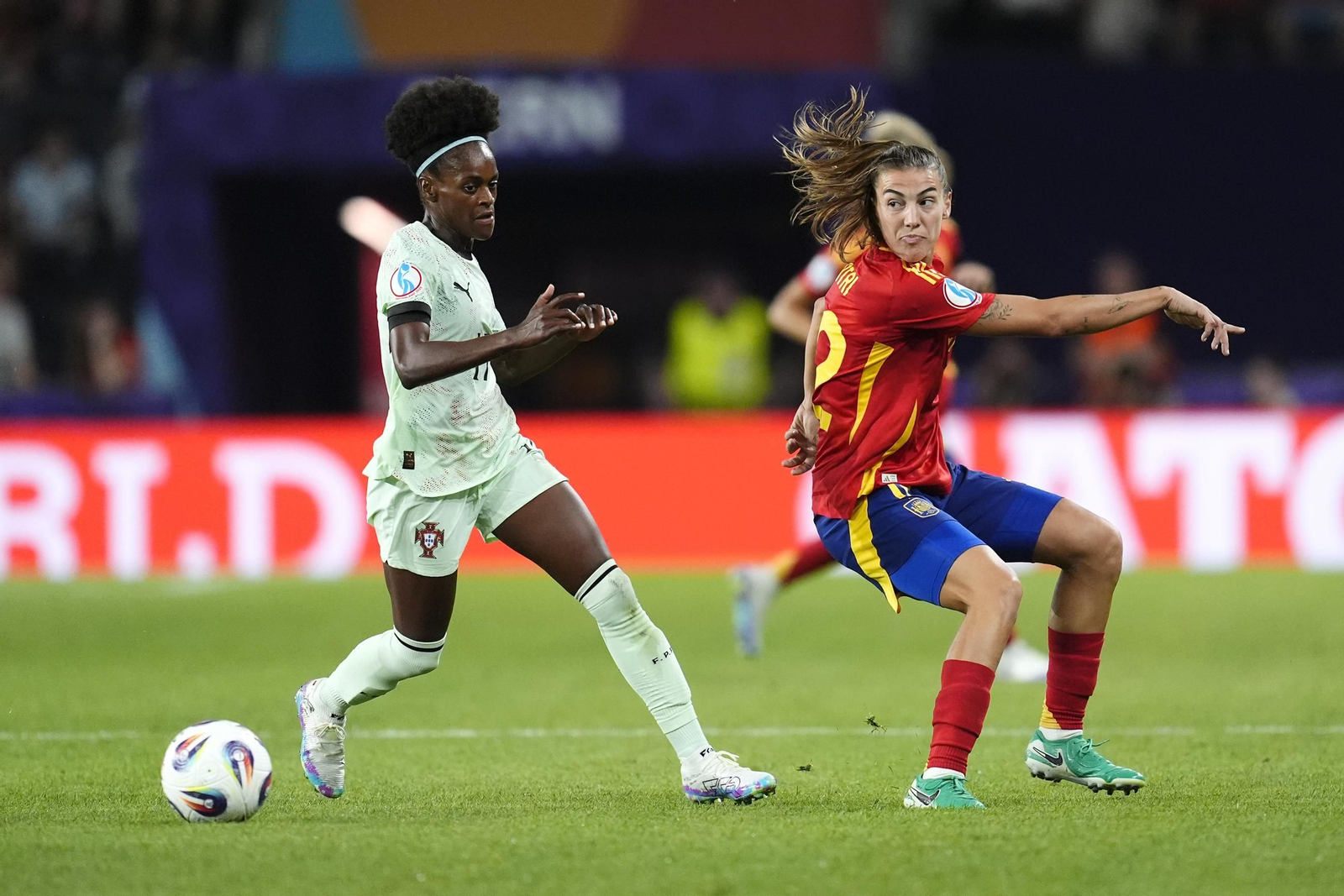 Las fotos del España-Portugal en la Eurocopa femenina