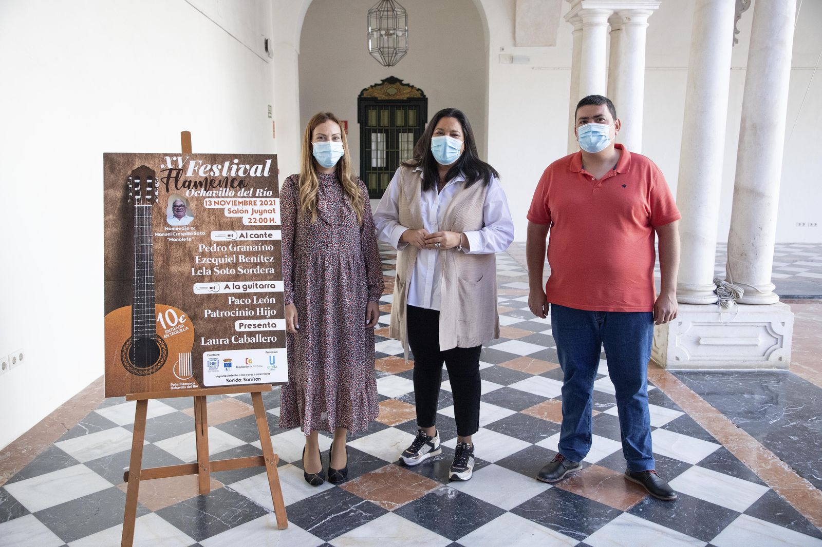 Presentación del cartel en la sede de la Diputación.