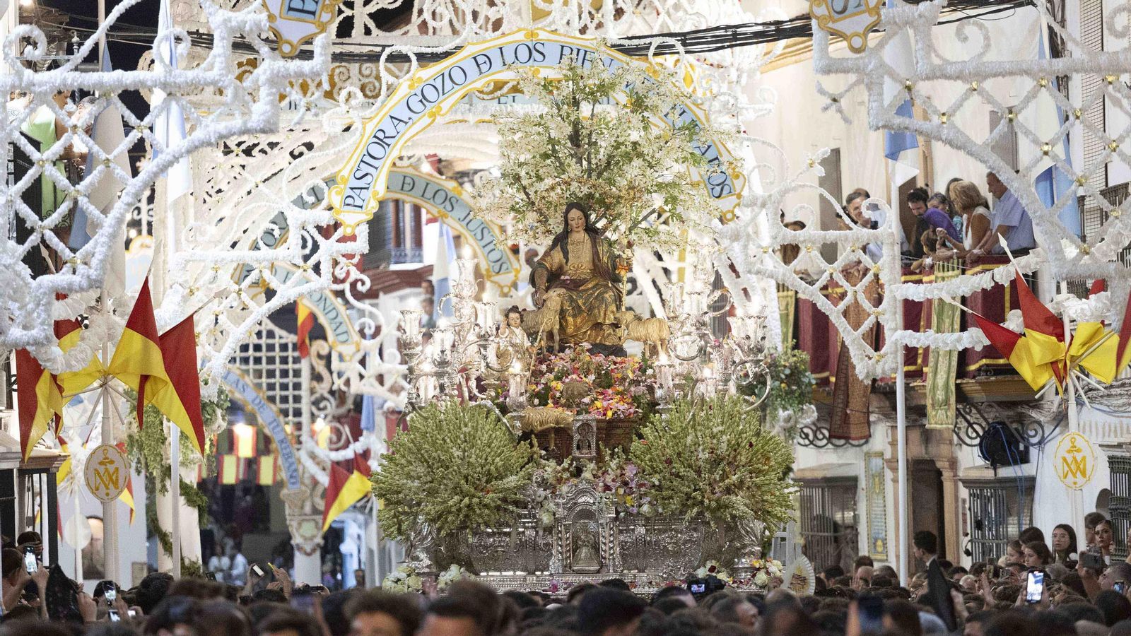 La Divina Pastora en su procesión