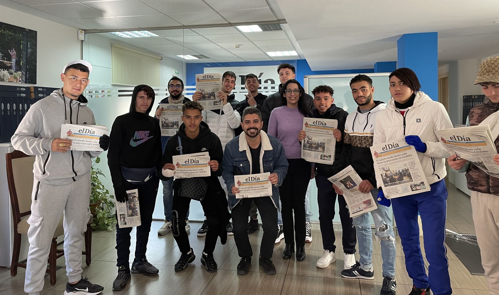 Los jóvenes de la Fundación Don Bosco de Córdoba visitan 'El Día'