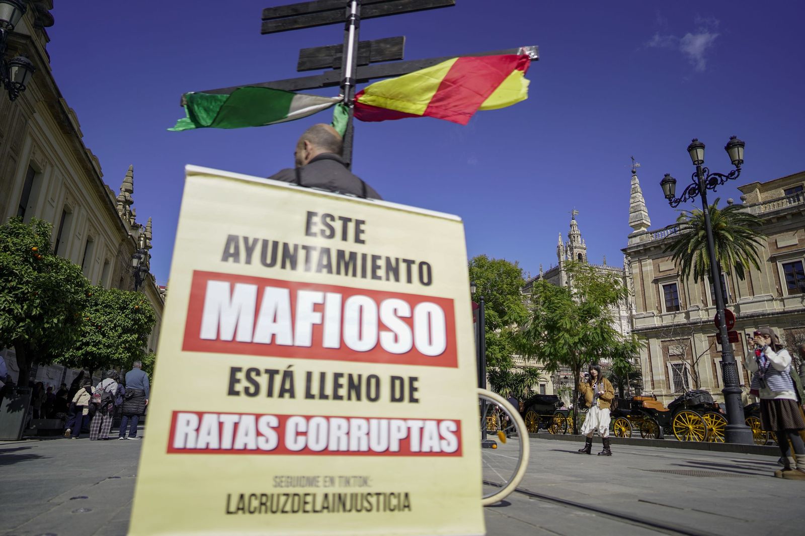 La manifestación de empleados municipales, en imágenes
