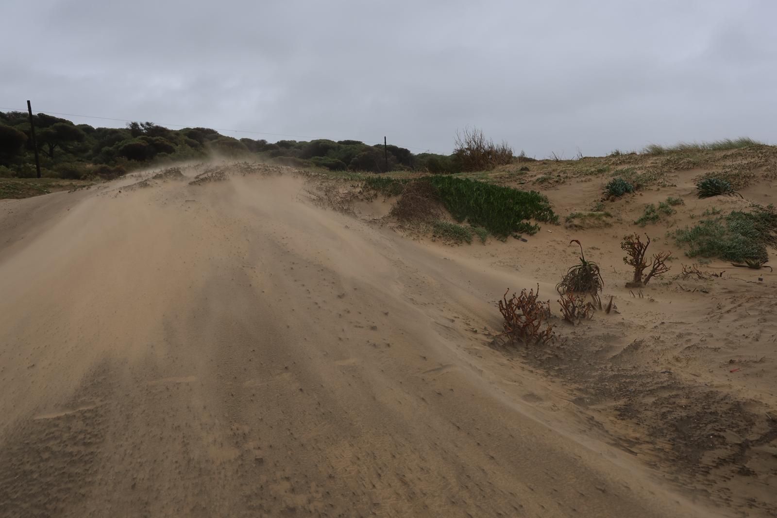 Fotografías de El Portil y El Rincón, donde los vecinos han sido desalojados por la borrasca Leonardo