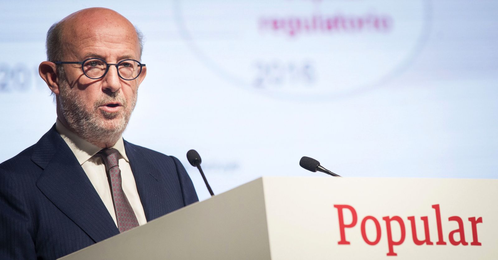 El presidente del Banco  Popular , Emilio Saracho.