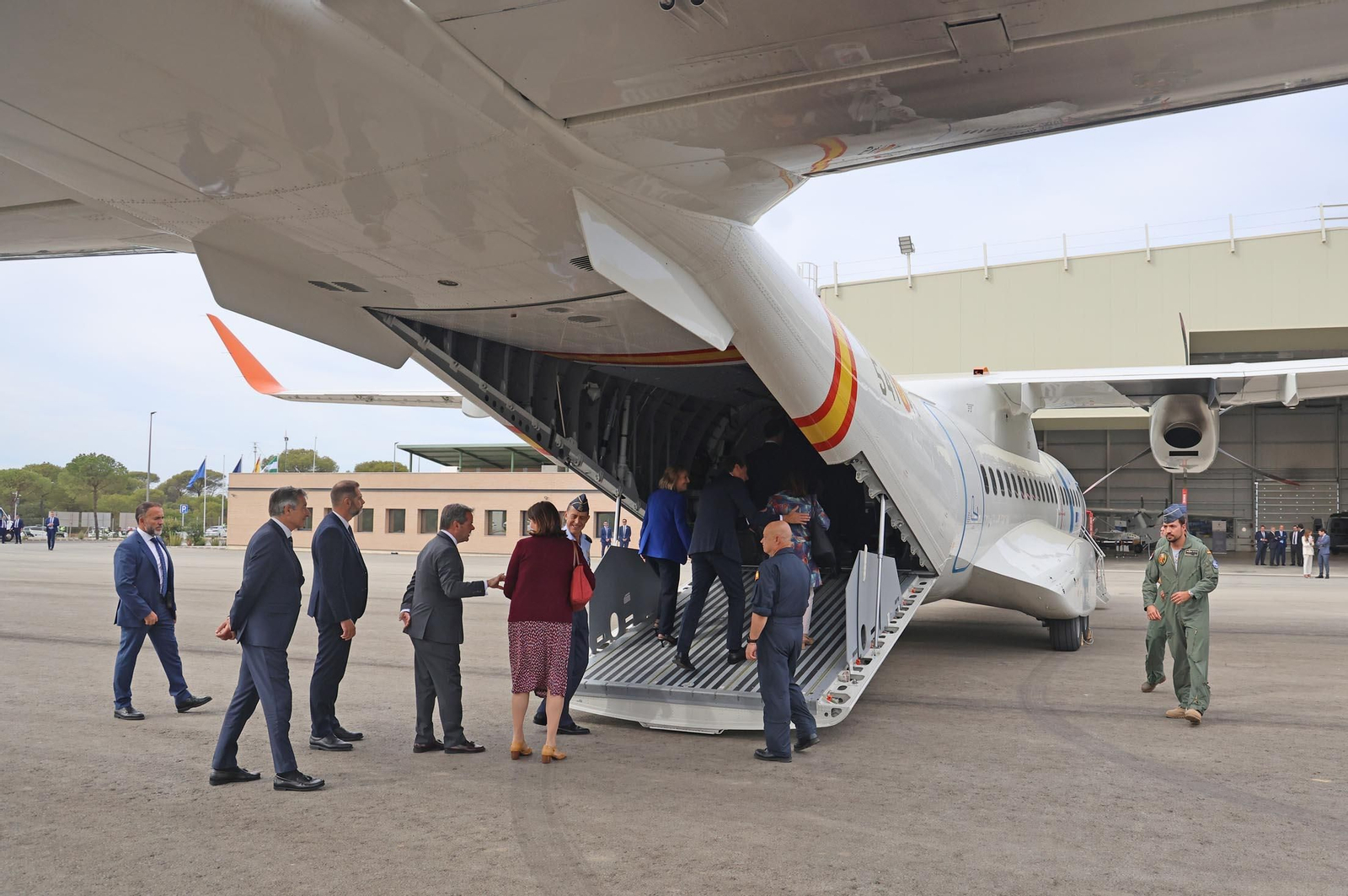 Imágenes de la inauguración del CEUS por Pedro Sánchez en Moguer