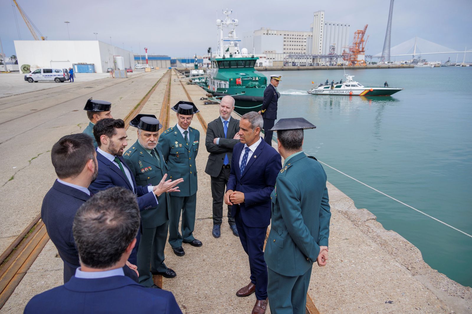 Inauguración de la Escuela de Servicio Marítimo de la Guardia Civil.