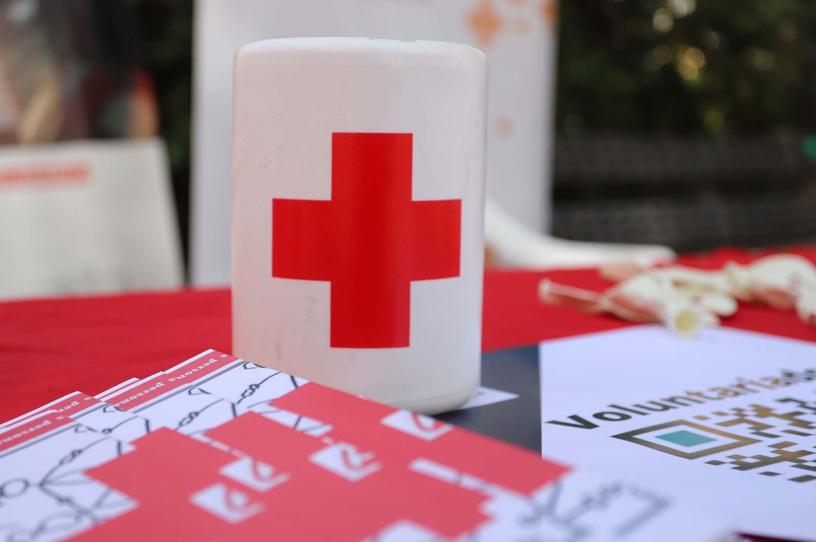 Imágenes de la celebración del Día de la Banderita de la Cruz Roja en Huelva