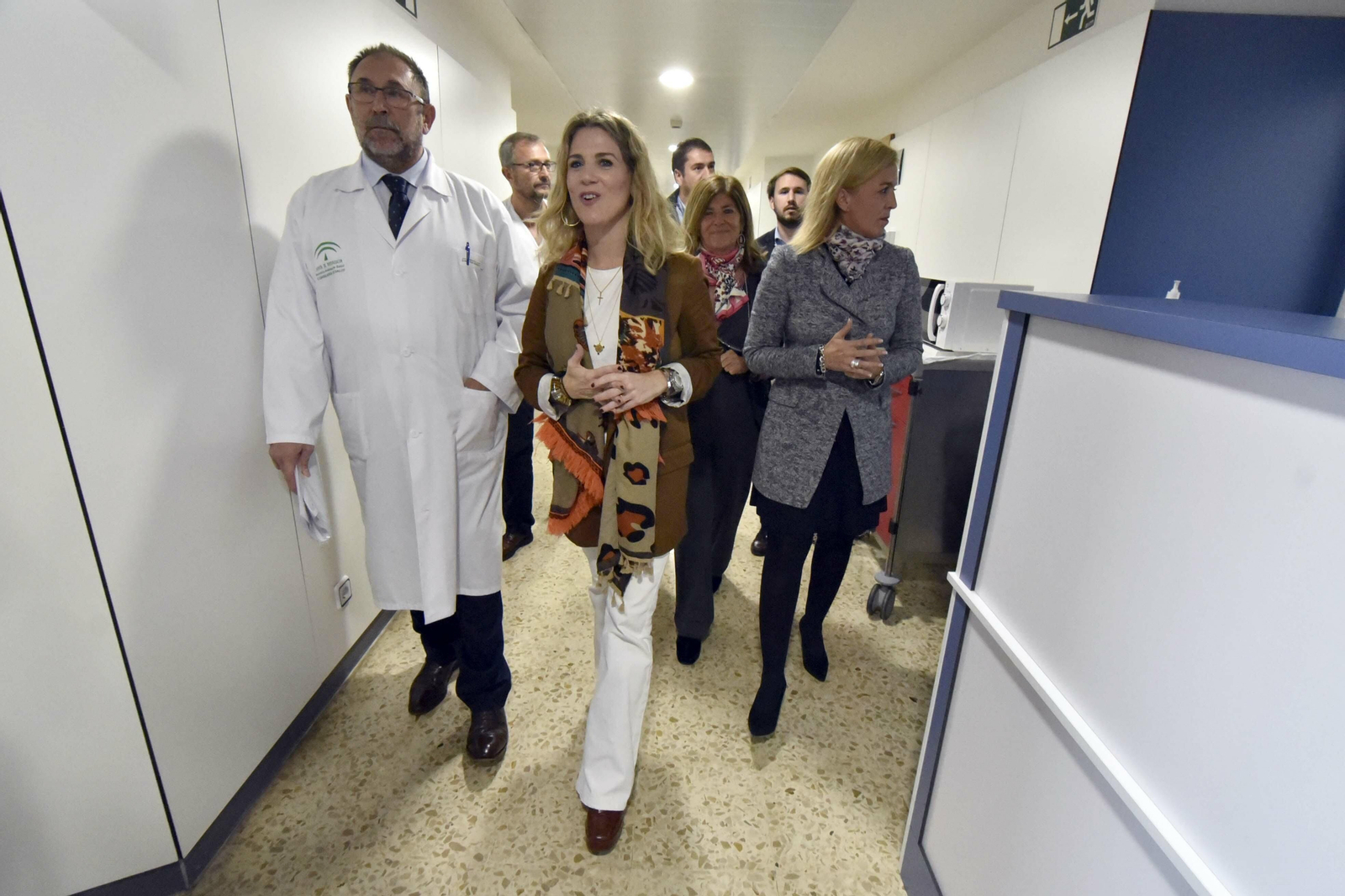 Ana Mestre, en la cuarta del Punta de Europa con Jesús Fernández, Eva Pajares e Isabel Paredes.