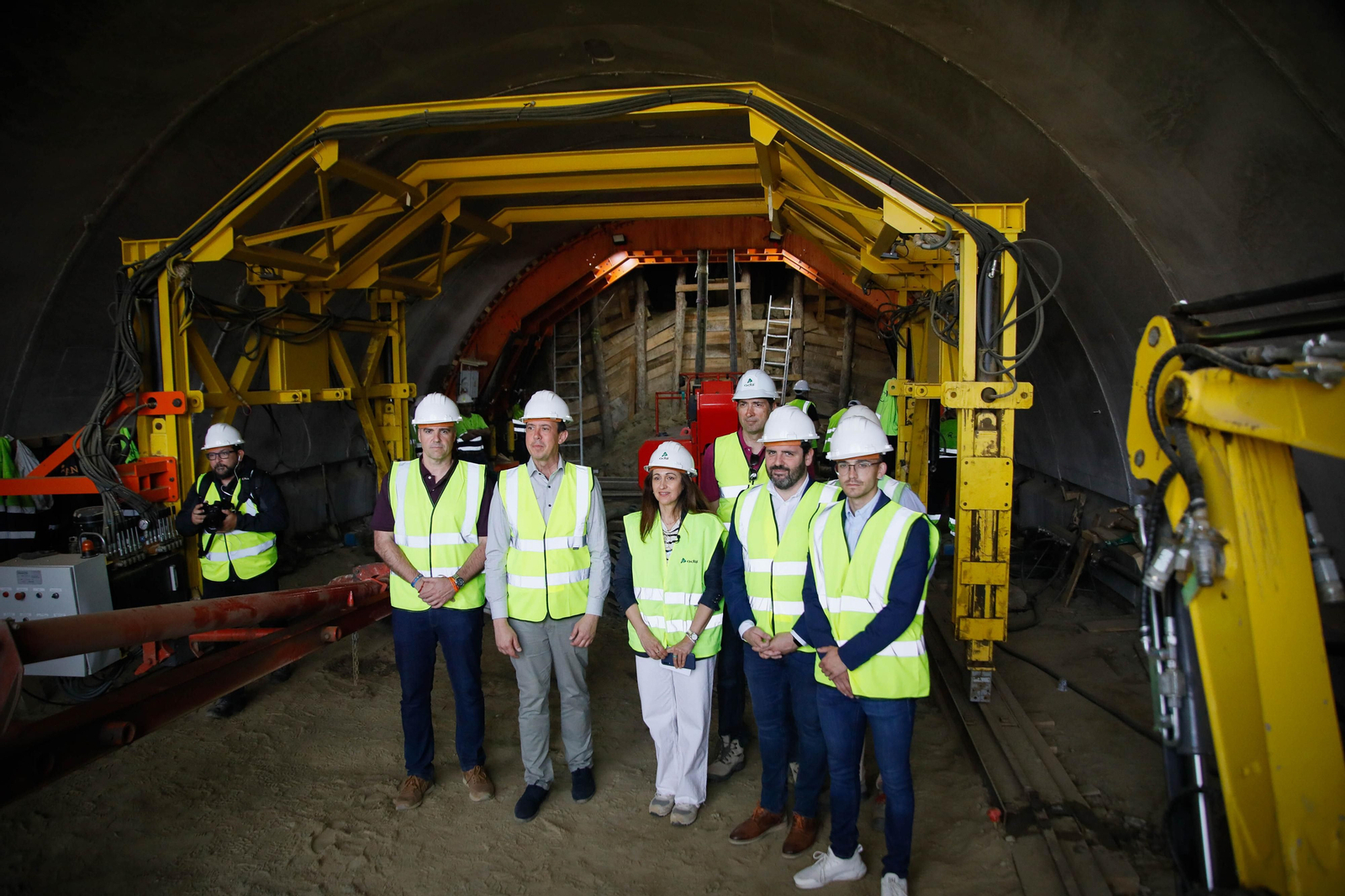 Así están las obras del túnel de Viator en la línea de alta velocidad de Adif, en imágenes