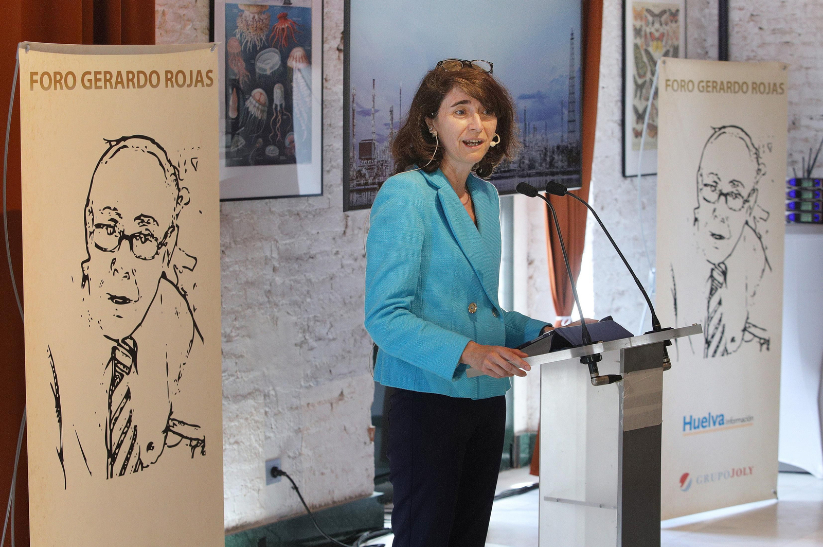 Imágenes del Foro Gerardo Rojas con Teresa Rasero como conferenciante