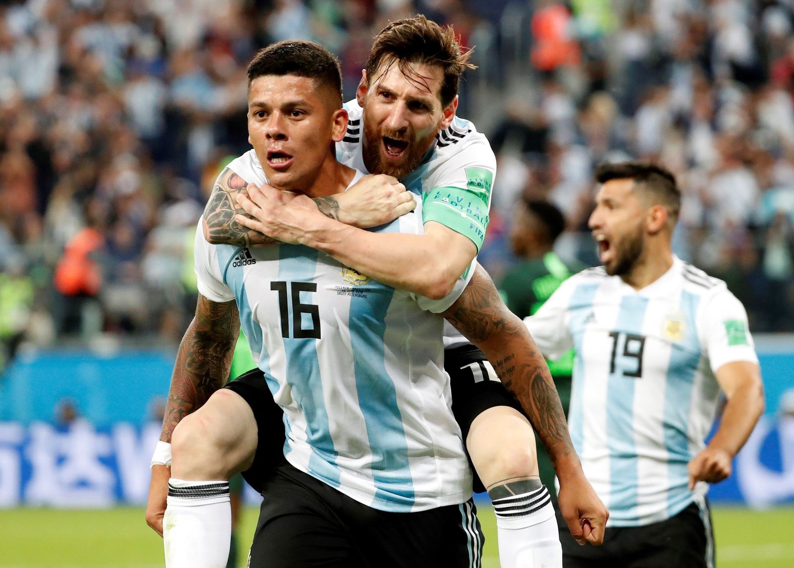 Las imágenes del Nigeria-Argentina