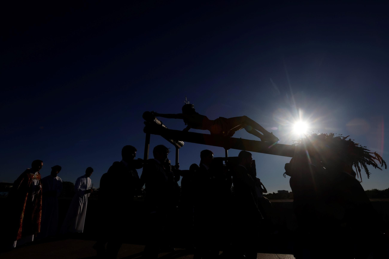 Santísimo Cristo de la Caridad de Pozoblanco, en el Magno Vía Crucis de Córdoba
