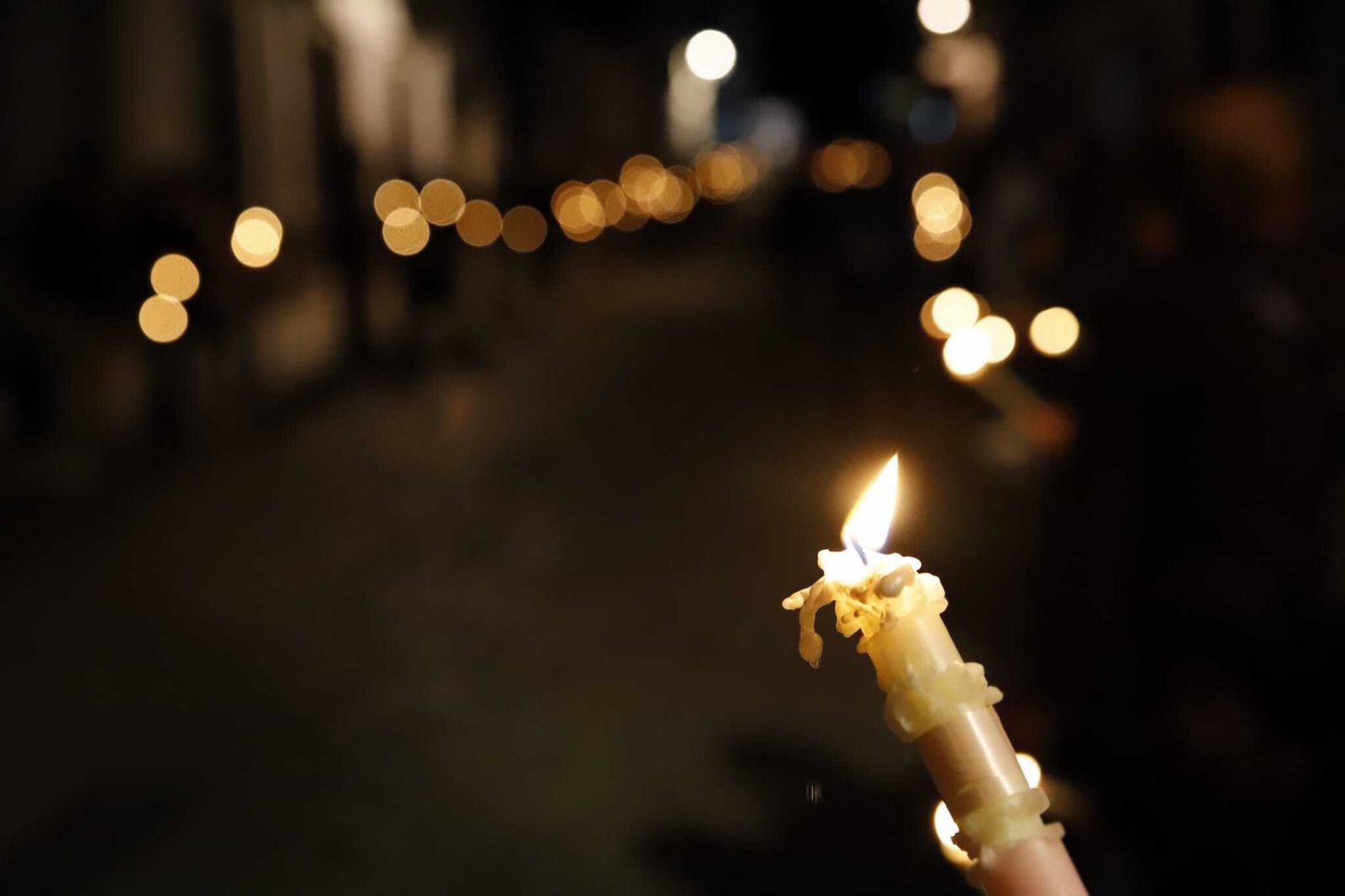 Viernes santo en Villanueva de Córdoba: la procesión de la Soledad en imágenes