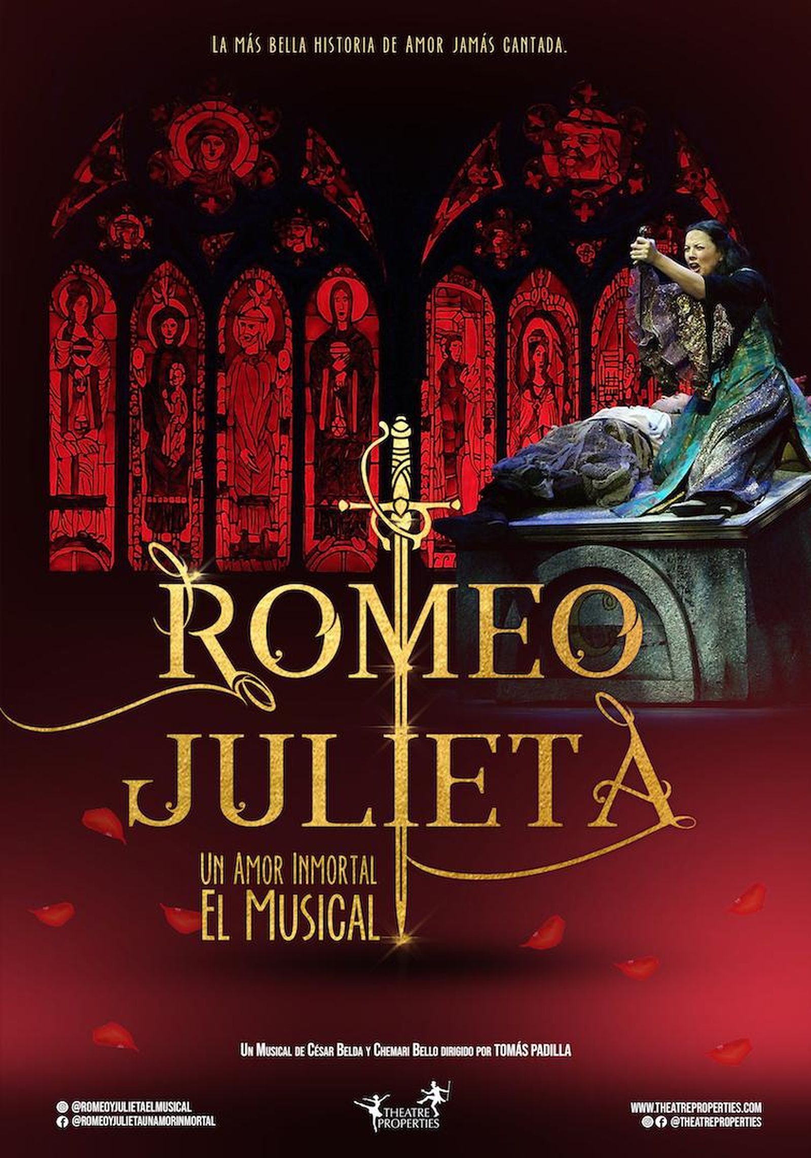 Cartel de 'Romeo y Julieta, el musical'.