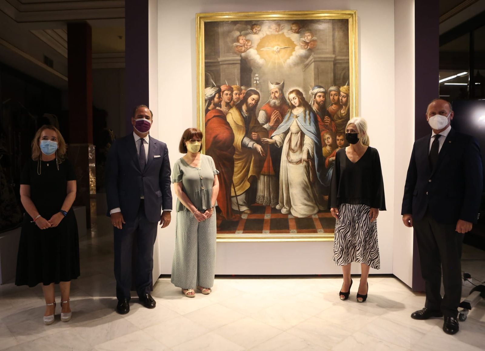 Esperanza O'Neill, Félix Ríos, Concepción Moreno, Patricia del Pozo e Ignacio Soro.