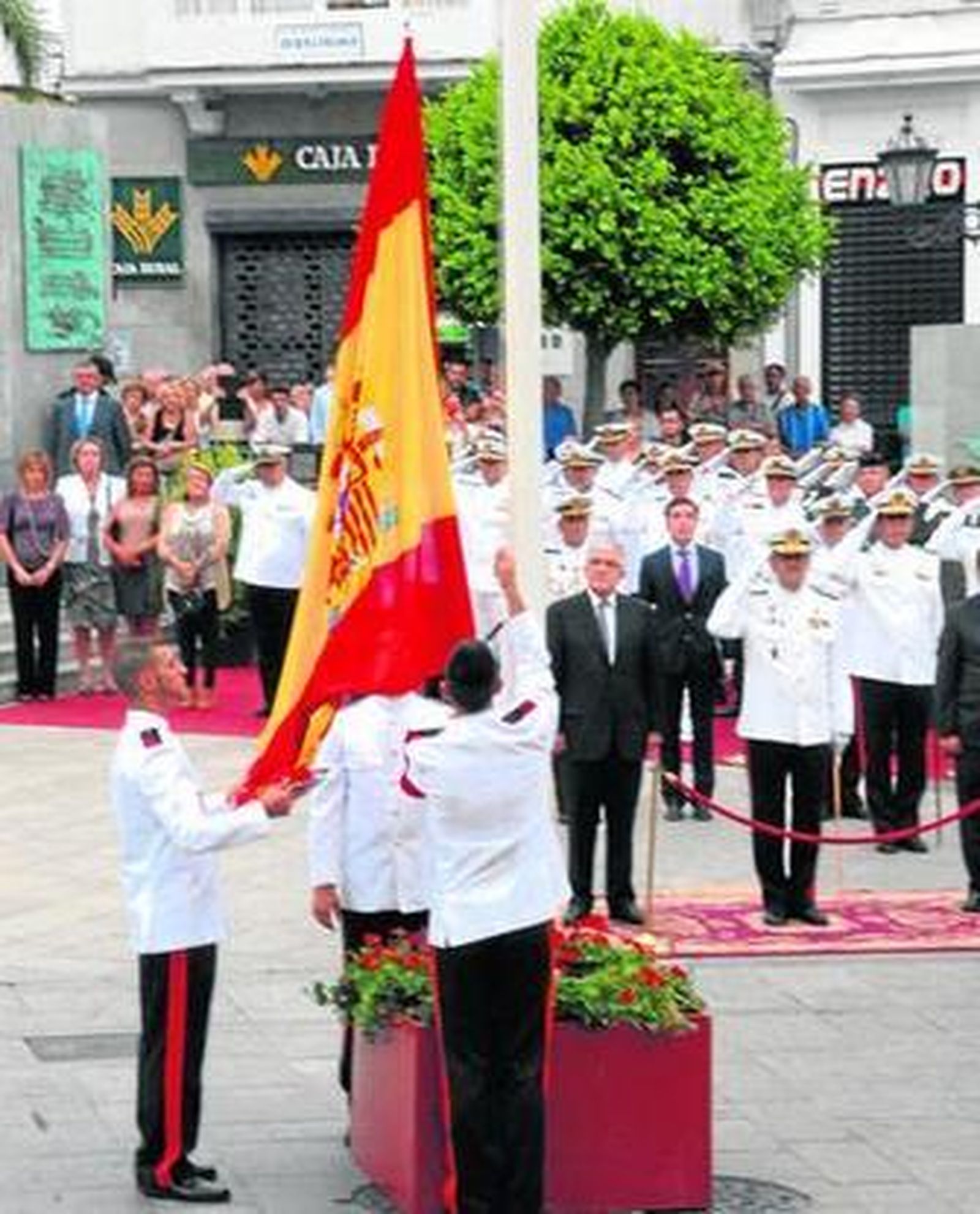 Recreación del juramento de los diputados llamados a Cortes, que ayer la asociación histórica-cultural 24 de Septiembre escenificó en el Real Teatro de las Cortes.