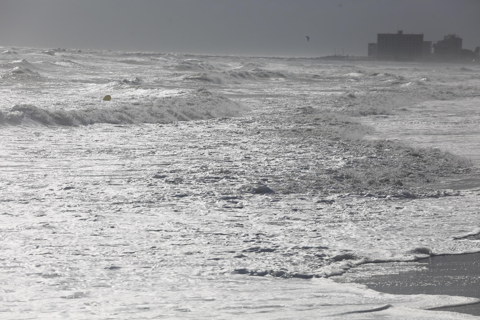 Fotos del temporal de levante en la costa de Málaga