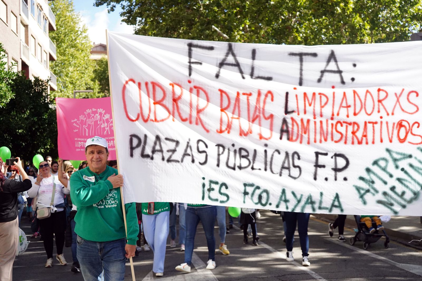 Manifestación por la educación pública de calidad en Granada