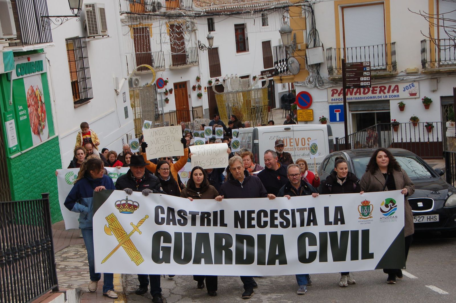 Un momento de la manifetación.