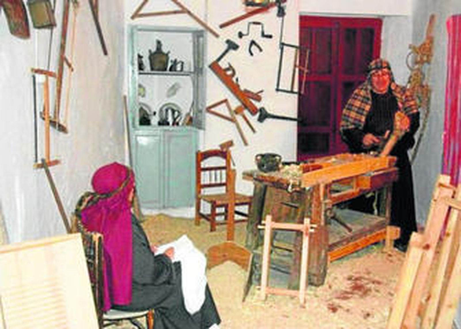 Una de las escenas del Belén ubriqueño, de ediciones pasadas.