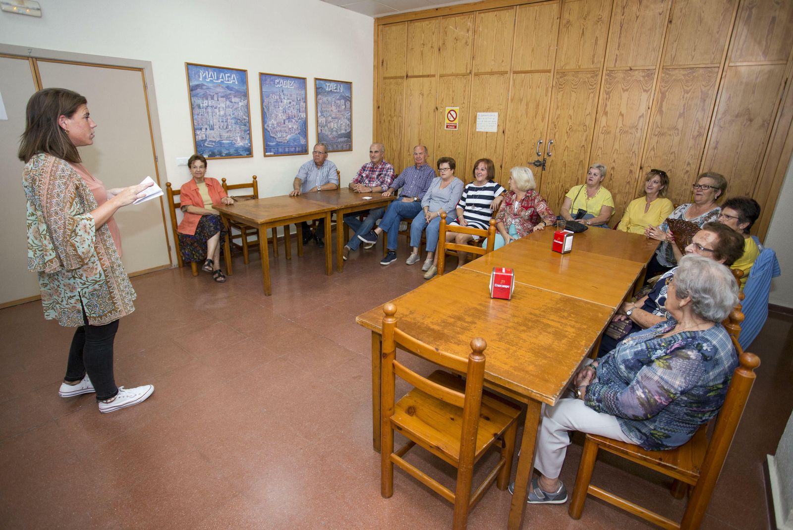 Taller de ejercicios terapéuticos.