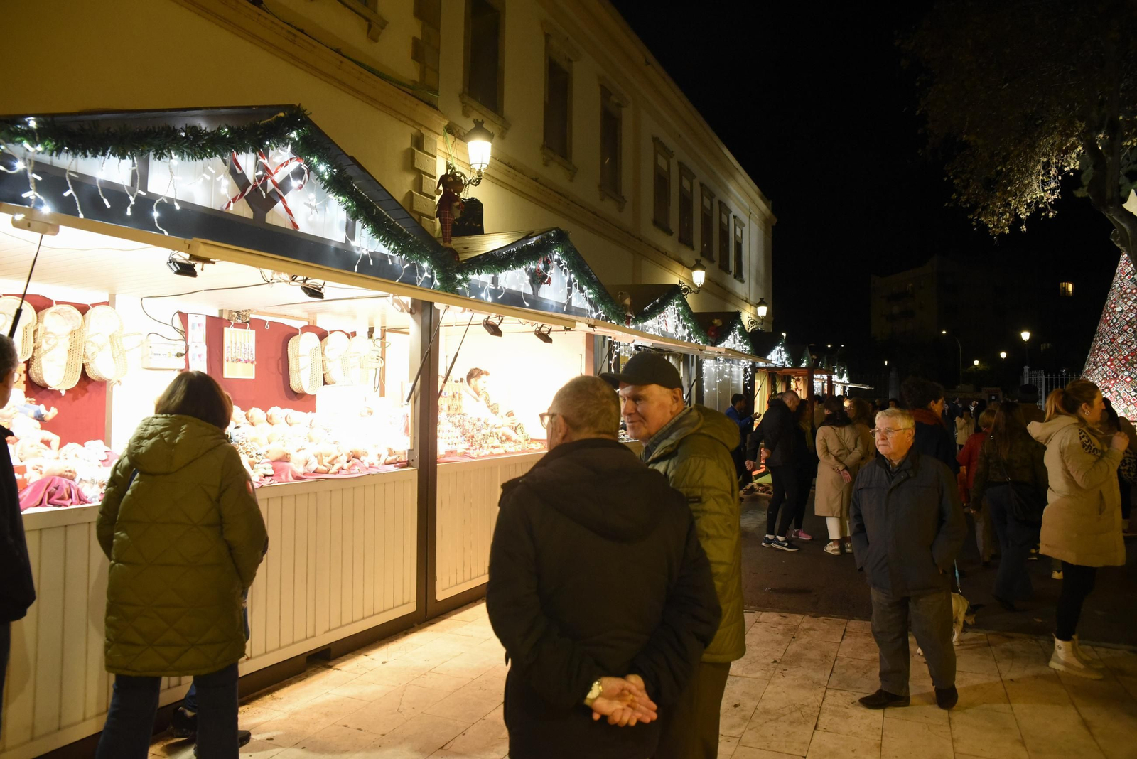 Fotos del poblado navideño de los Jardines Saccone de La Línea
