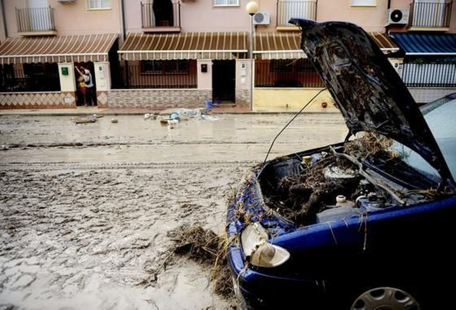 Violenta tromba de agua en Córdoba