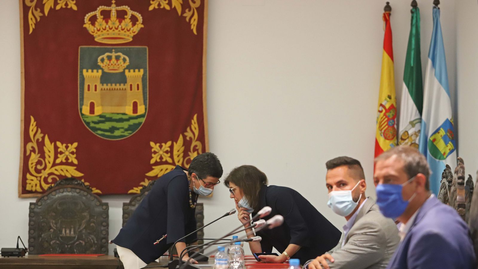 Visita de Arancha González Laya a La Línea y la Verja de Gibraltar