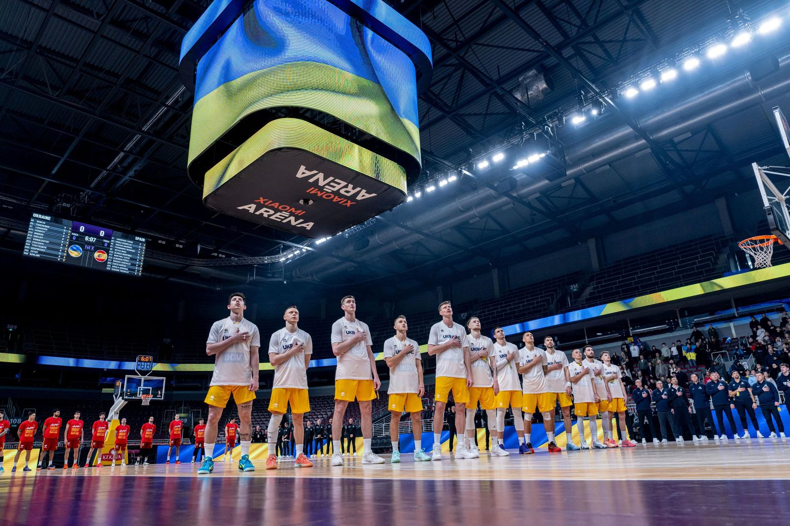 Las mejores fotos del Ucrania-España de baloncesto