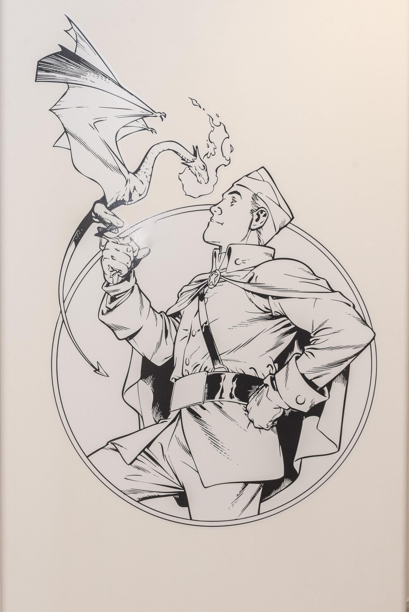 Fotos de la exposición permanente de Carlos Pacheco en el Centro de Arte Contemporáneo de San Roque