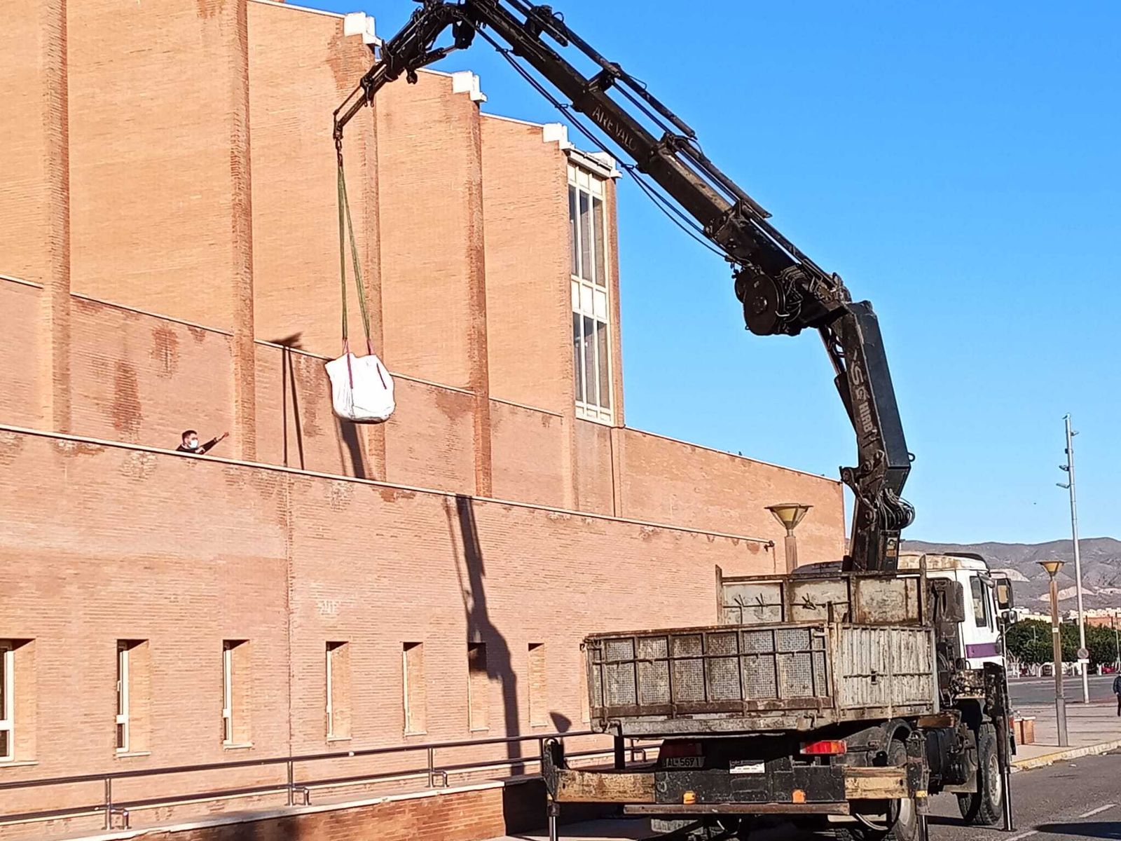 Trabajos en el Auditorio Maestro Padilla